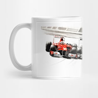 Michael Schumacher vs  Fernando Alonso Mug